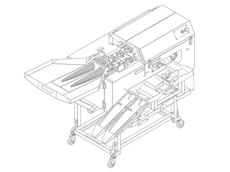 雙排敲蛋機(jī)+蛋液雙槽分離+碎殼機(jī)型