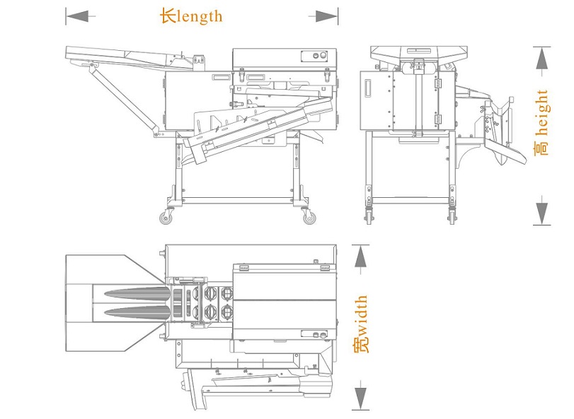 雙排敲蛋機(jī)+蛋液?jiǎn)尾鄯蛛x機(jī)型（長(zhǎng)寬高）尺寸