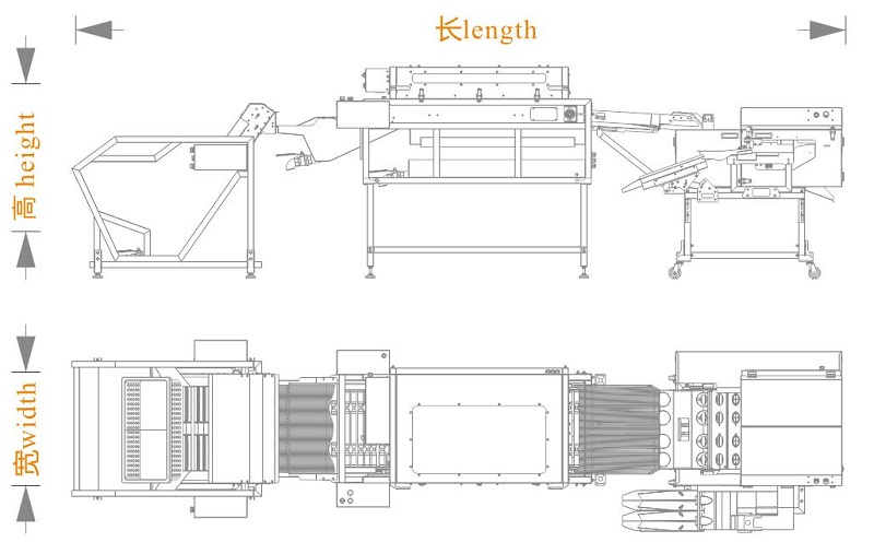 上蛋+洗蛋+四排敲蛋機(jī)組合生產(chǎn)線